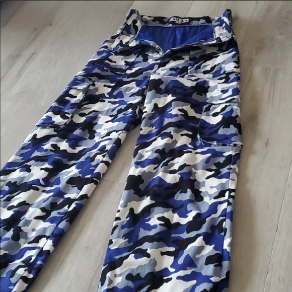 I.AM.GIA Tarantino Pants In Blue Camo - Picture 4 of 6